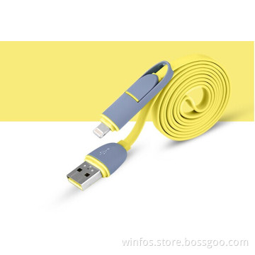 Charger Cable for iPhone6 & Android Mobile 2 in 1 Charger Cable